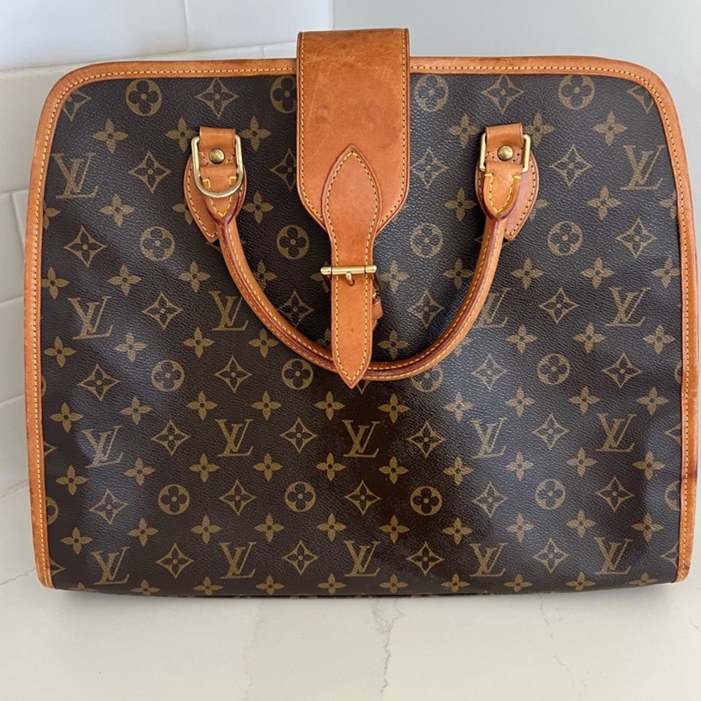 Authentic vintage Rivoli briefcase bag